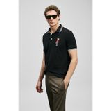 Lufian Brady Smart Erkek Polo Tişört Siyah - XS