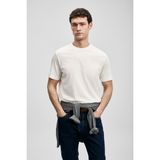 Lufian Bran Erkek T-Shirt 111020321 Kırık Beyaz - Ada Çayı - Kırık Beyaz - XL