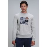 Lufian Bud Erkek Sweatshirt Gri