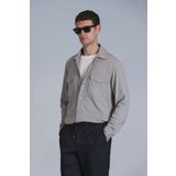 Lufian Cameron Erkek Basic Gömlek Slim Fit Bej