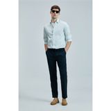 Lufian Charles Erkek Basic Gömlek Regular Fit - Yeşil - XS