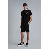 Lufian Chrıs Spor Erkek Chino Şort Slim Fit Siyah