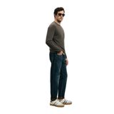 Lufian Chris Spor Jean, Slim Fit Erkek Kot Pantolon, Mavi, 34/32 Beden