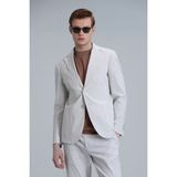 Lufian Cosby Spor Erkek Blazer Ceket Slim Fit - 48 - Bej