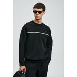 Lufian Cosmo Erkek Sweatshirt Siyah
