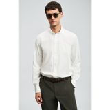 Lufian Danıel Erkek Basic Gömlek Regular Fit - Beyaz - 2XL