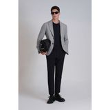 Lufian Daniel Spor Erkek Blazer Ceket Slim Fit Açık Gri - 46