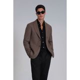 Lufian Daniel Spor Erkek Blazer Ceket Slim Fit Açık Gri