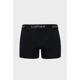 Lufian Danny Erkek Pamuklu Boxer Siyah - 2XL