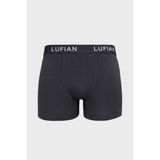 Lufian Darcy Erkek Pamuklu Boxer Koyu Gri - S
