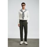 Lufian Daren Smart Erkek Chino Pantolon Slim Fit Haki - 52