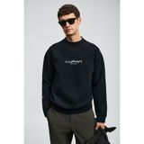 Lufian Dark Erkek Sweatshirt Siyah