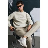 Lufian Dark Sweatshirt, S, 112030182, Ekru, erkek