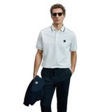 Lufian Echo Smart Polo Yaka Tişört, 4XL, 111040211, Beyaz, Erkek