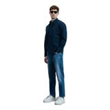 Lufian Ellery Erkek Basic Gömlek Regular Fit Lacivert LACİVERT M
