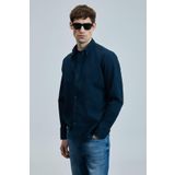 Lufian Ellery Erkek Basic Gömlek Regular Fit Lacivert LACİVERT XL