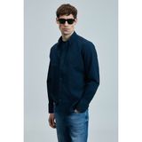 Lufian Ellery Erkek Basic Gömlek Regular Fit Lacivert - XL