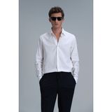 Lufian Emir Erkek Basic Gömlek Comfort Slim Fit Beyaz