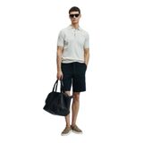 Lufian Erkek Aler Spor Slim Fit Chino Şort 111210079 Siyah