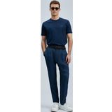 Lufian Erkek Bran Modern Grafik T-Shirt 111020262 Lacivert