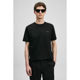Lufian Erkek Bran Modern Grafik T-Shirt 111020321 Siyah