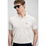 Lufian Erkek Carter Smart Polo T-Shirt 111040233 Kırık Beyaz