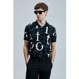 Lufian Erkek Dıamond Smart Polo T-Shirt 111040219 Siyah