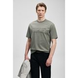 Lufian Erkek Frank Modern Grafik T-Shirt 111020284 Yeşil - XL