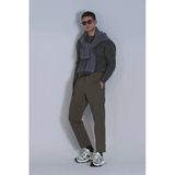 Lufian Erkek Hidden Chino Slim Fit Yeşil Pantolon 112190326