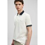 Lufian Erkek Hold Smart Polo T-Shirt 111040251 Kırık Beyaz - 2XL