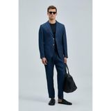LUFIAN Erkek Jaques Spor Blazer Slim Fit Lacivert Ceket 111140172,Lacivert 48