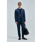 LUFIAN Erkek Jaques Spor Blazer Slim Fit Lacivert Ceket 111140172,Lacivert 48