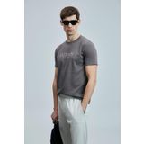 Lufian Erkek Love Modern Grafik T-Shirt 111020238 Vizon