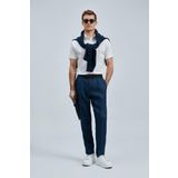Lufian Erkek Luna Smart Polo T-Shirt 111040228 Kırık Beyaz