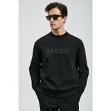 Lufian Erkek Luther Sweatshirt 112030171 Siyah