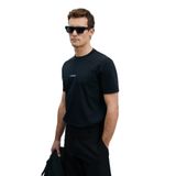 Lufian Erkek Marcus Modern Grafik T-Shirt 111020235 Siyah