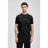 Lufian Erkek Marcus Modern Grafik T- Shirt 111020322 Siyah - XL