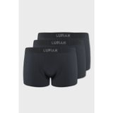 Lufian Erkek Mark 3 Adet Modal Dikişsiz Boxer 111080035 Antrasit