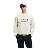 Lufian Erkek Oracle Sweatshirt 112030178 Kırık Beyaz