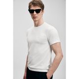 Lufian Erkek Pablo Modern Grafik T-Shirt 111020318 Kırık Beyaz - 2XL
