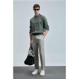 LUFİAN Erkek Regular Fit Pantolon, Bej, 48 Beden