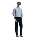 LUFİAN Erkek Regular Fit Pantolon, Lacivert, 52 Beden