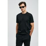 Lufian Erkek Roland Basic T-Shirt 112020058 Siyah