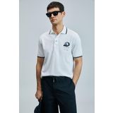 Lufian Erkek Sandor Smart Polo T-Shirt 111040223 Beyaz