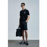 Lufian Erkek Sandor Smart Polo T-Shirt 111040223 Siyah