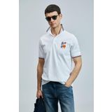 Lufian Erkek Sansa Smart Polo T-Shirt 111040218 Beyaz