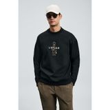 Lufian Erkek Sımba Sweatshirt 112030175 Siyah