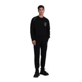 LUFİAN Erkek Slim Fit Eşofman Altı, Siyah, XL