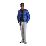 LUFİAN Erkek Slim Fit Mont, Saks, 56 Beden