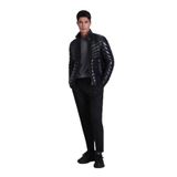 LUFİAN Erkek Slim Fit Mont, Siyah, 46 Beden 46